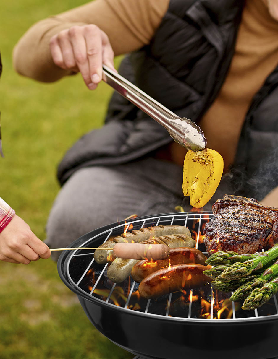 Asador carbón andromeda�inc 01084 de metal
